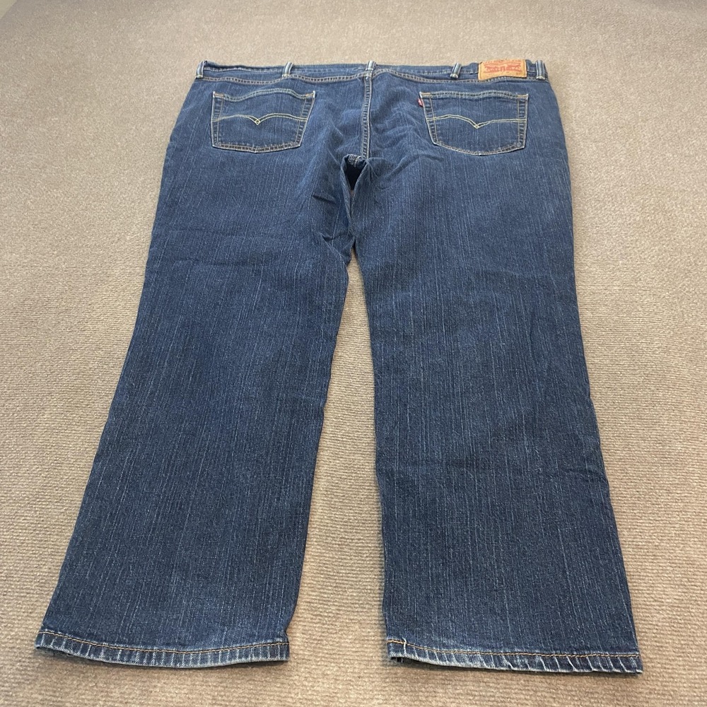 Levis 541 Jeans Mens 50 Fits 48x28 Blue‎ Athletic Fit Straight Leg Denim